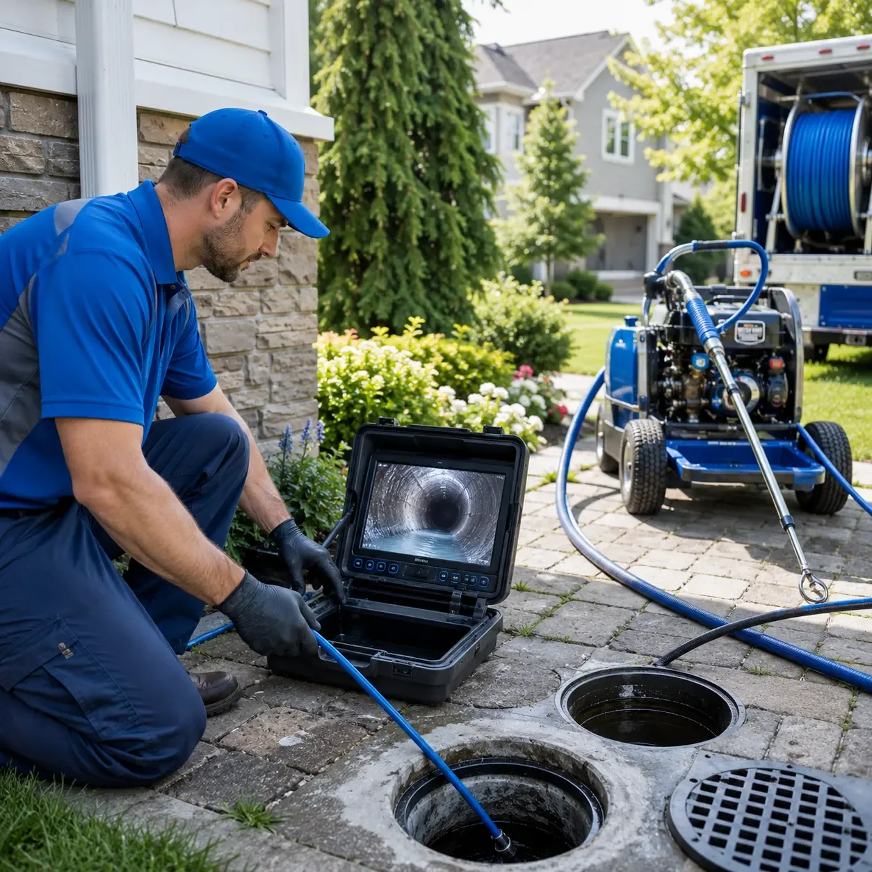 Outdoor drain cleaning professionals serving Endicott, NY